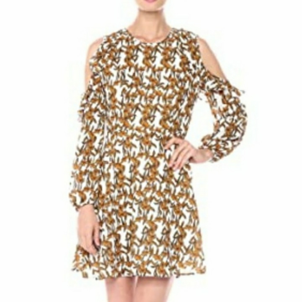 Lucca Couture Shayne Floral‎ Cold Shoulde